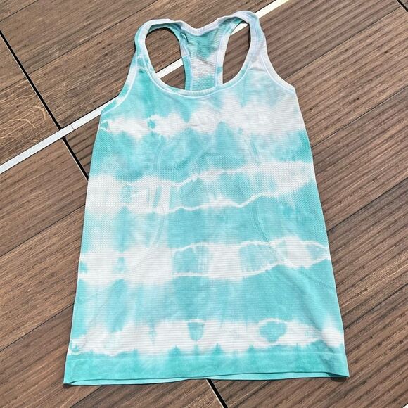 Lululemon Tie-Die Tank Top | Size: 4 | Color: Green - Picture 1 of 3